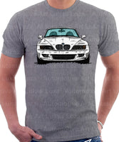 BMW Z3. T-shirt in Heather Grey Colour