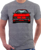 Volkswagen Passat B3 Color Bumper. T-shirt in Heather Grey Colour