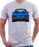 Volkswagen Passat B3 Color Bumper. T-shirt in White Colour