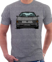 Volkswagen Passat B3. T-shirt in Heather Grey Colour