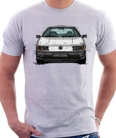 Volkswagen Passat B3. T-shirt in White Colour