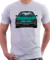 Volkswagen Passat B3. T-shirt in White Colour