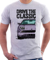 Drive The Classic Fiat Coupe Color Bumper Grille Version 1. T-shirt in White Colour