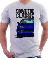 Drive The Classic Fiat Coupe Color Bumper Grille Version 1. T-shirt in White Colour