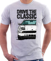 Drive The Classic Fiat Coupe Grille Version 1. T-shirt in White Colour