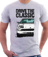 Drive The Classic Fiat Coupe Grille Version 2. T-shirt in White Colour