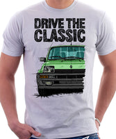 Drive The Classic R5 Turbo (Black Bumper). T-shirt in White Color