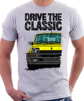 Drive The Classic R5 Turbo (Black Bumper). T-shirt in White Color