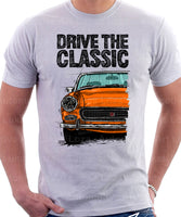 Drive The Classic MG Midget Facelift Model. T-shirt in White Colour