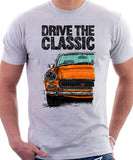 Drive The Classic MG Midget Facelift Model. T-shirt in White Colour