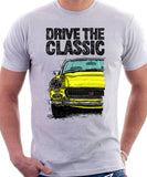 Drive The Classic MG Midget Facelift Model. T-shirt in White Colour