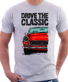 Drive The Classic MG Midget Facelift Model. T-shirt in White Colour