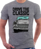 Drive The Classic Austin Healey Sprite  Mk 2-4. T-shirt in Heather Grey Colour