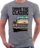 Drive The Classic Austin Healey Sprite  Mk 2-4. T-shirt in Heather Grey Colour