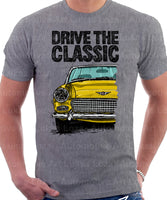 Drive The Classic Austin Healey Sprite  Mk 2-4. T-shirt in Heather Grey Colour