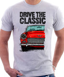 Drive The Classic Austin Healey Sprite  Mk 2-4. T-shirt in White Colour