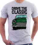 Drive The Classic Austin Healey Sprite  Mk 2-4. T-shirt in White Colour