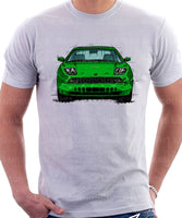 Fiat Coupe Color Bumper Grille Version 1. T-shirt in White Colour