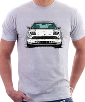 Fiat Coupe Color Bumper Grille Version 1. T-shirt in White Colour