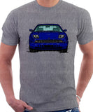 Fiat Coupe Color Bumper Grille Version 2. T-shirt in Heather Grey Colour