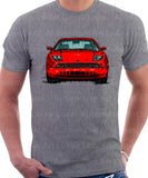 Fiat Coupe Color Bumper Grille Version 2. T-shirt in Heather Grey Colour