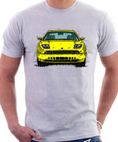 Fiat Coupe Color Bumper Grille Version 2. T-shirt in White Colour