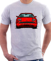 Fiat Coupe Color Bumper Grille Version 2. T-shirt in White Colour