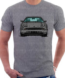 Fiat Coupe Color Bumper Grille Version 1. T-shirt in Heather Grey Colour