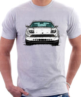 Fiat Coupe Grille Version 1. T-shirt in White Colour