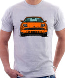 Fiat Coupe Grille Version 1. T-shirt in White Colour