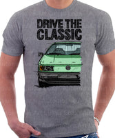 Drive The Classic Volkswagen Passat B3. T-shirt in Heather Grey Colour