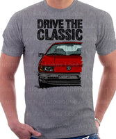 Drive The Classic Volkswagen Passat B3. T-shirt in Heather Grey Colour