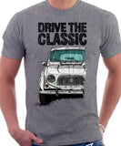 Drive The Classic R4 1961 Model. T-shirt in Heather Grey Colour