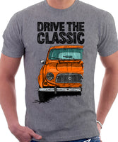 Drive The Classic R4 1961 Model. T-shirt in Heather Grey Colour