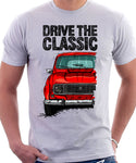 Drive The Classic R4 1974 Model. T-shirt in White Colour