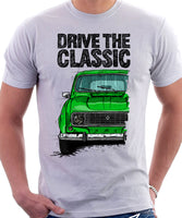 Drive The Classic R4 1974 Model. T-shirt in White Colour