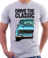 Drive The Classic R4 1974 Model. T-shirt in White Colour