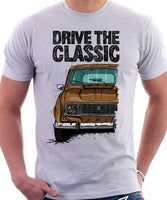 Drive The Classic R4 1974 Model. T-shirt in White Colour