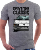 Drive The Classic Volkswagen Passat B3 Color Bumper Halogen. T-shirt in Heather Grey Colour