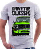 Drive The Classic Mini Clubman Chrome Grille. T-shirt in White Colour