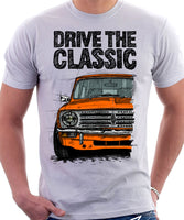 Drive The Classic Mini Clubman Chrome Grille. T-shirt in White Colour