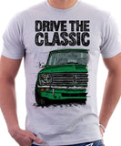 Drive The Classic Mini Clubman Black Grille. T-shirt in White Colour