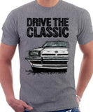 Drive The Classic Opel Manta B Early Model. T-shirt in Heather Grey Colour