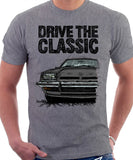 Drive The Classic Opel Manta B Early Model. T-shirt in Heather Grey Colour