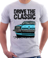 Drive The Classic Opel Manta B Early Model. T-shirt in White Colour