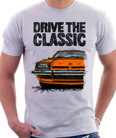 Drive The Classic Opel Manta B Early Model. T-shirt in White Colour