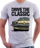 Drive The Classic Opel Manta B Early Model. T-shirt in White Colour