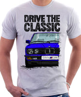 Drive The Classic BMW E28 M5. T-shirt in White Colour