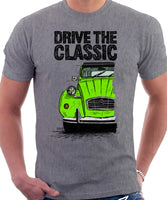 Drive The Classic Citroen 2CV. T-shirt in Heather Grey Colour