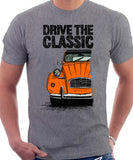 Drive The Classic Citroen 2CV. T-shirt in Heather Grey Colour